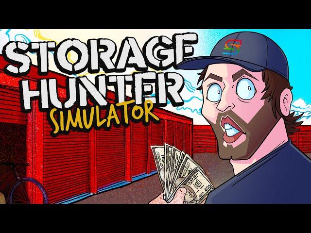 STORAGE WARS! - Playing Storage Hunter Simulator for the first time!