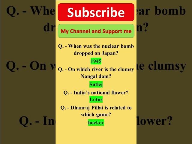 One Liner GK | GK Questions and Answers #onelinergk #gk #trending  #shorts