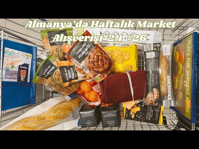 Almanya'da haftalık market alışverişi '24 #27 | Aldi,Netto,Lidl - Evimize yaptığımız ilk alışveriş-