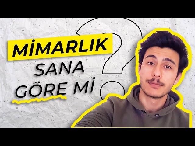 MİMARLIK  Okumak - Mimarlık Seçmeden Önce Kesinlikle Bilinmesi gerekenler !!!