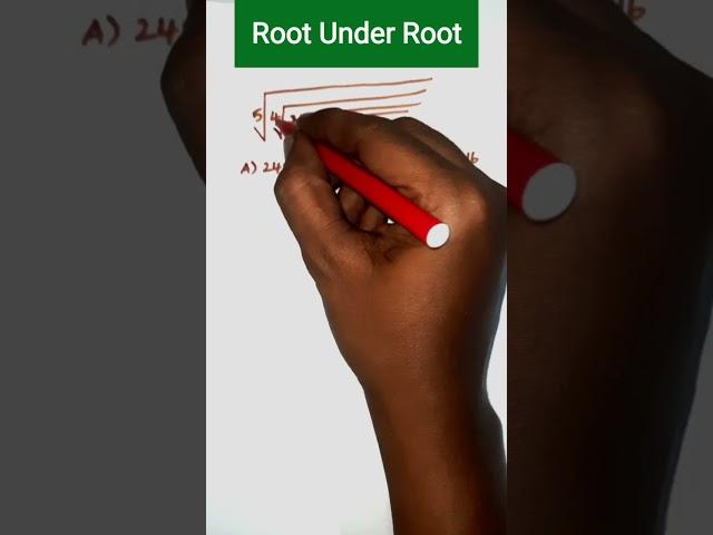 Simplification Tricks | Root under Root| Aptitude and Reasoning Tricks@biotechnotebook
