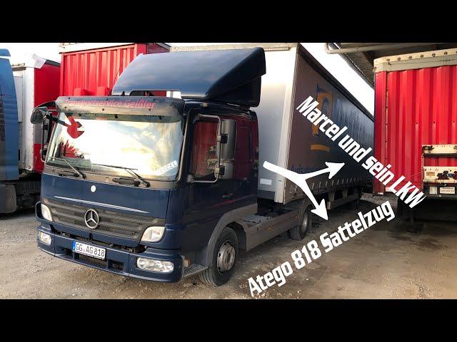 Mercedes Atego Sattelzug 818 / Marcel und sein Laster im Interview/MINI Truck on tour 6-speed manual