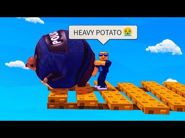 ROLL A FAT FRIEND ROBLOX FUNNY MOMENTS