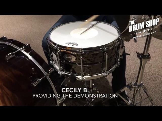 Dixon Artisan Gregg Bissonette Hammered Snare - Black Nickel over Brass - Gear Demo - The Drum Shop