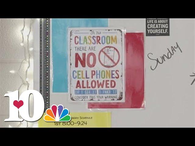 Leaders at an East TN school district report success after implementing phone ban for students