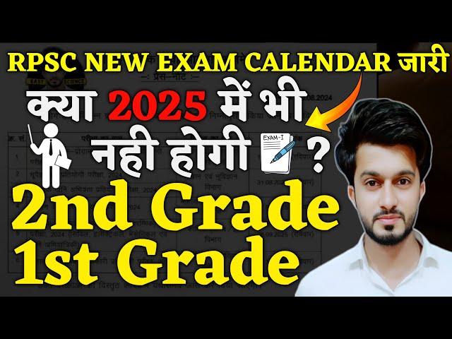 RPSC 2nd grade latest news today | rpsc 1st grade new vacancy 2024 | Exam Date | Easy Science