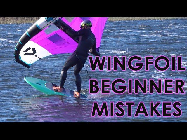 Wing Foil Beginner Mistakes (review video)