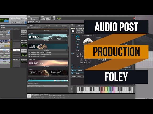 Audio Post Production for Film 101 - Foley in Pro Tools