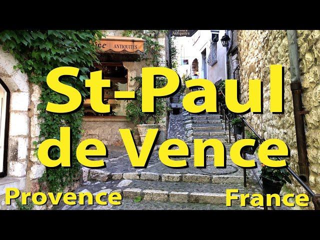 Saint Paul de Vence, Provence, France, 4K update