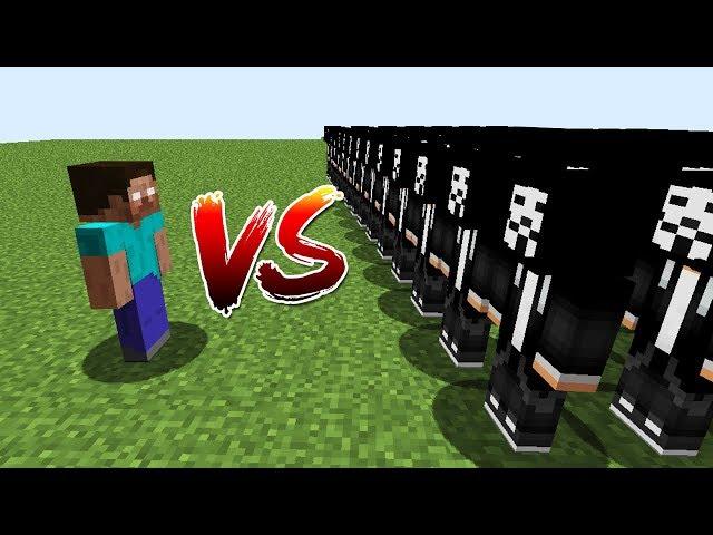 Minecraft Battle: NOOB vs PRO: HEROBRINE VS 1000 HACKERS CHALLENGE / Animation