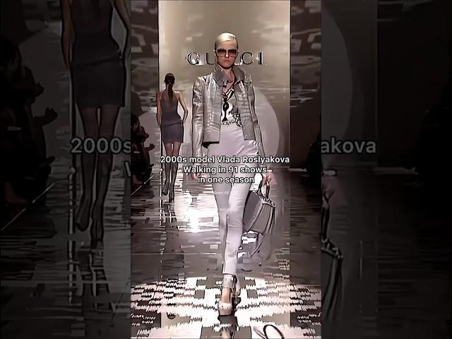 Vlada Roslyakova Walking in 91 shows in one season#supermodel #vladaroslyakova #runway #2000s