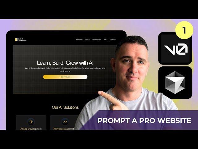 Can You Build a Pro Website With v0 and Cursor in Just 1 Hour?