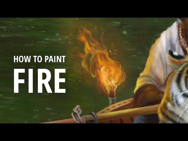 HOW TO PAINT FIRE (That looks real)
