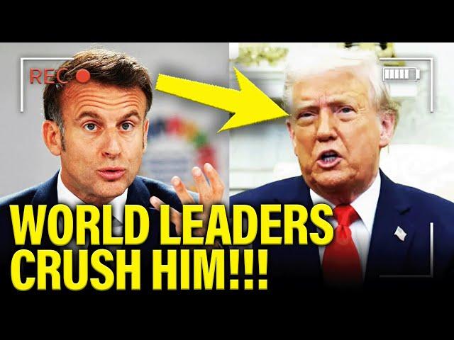 FURIOUS World Leaders DESTROY Trump before SUMMIT