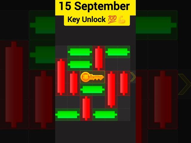 15 September Master key puzzle unlock   Todays Daily MINI GAME PUZZLE #hamsterkombat #shorts