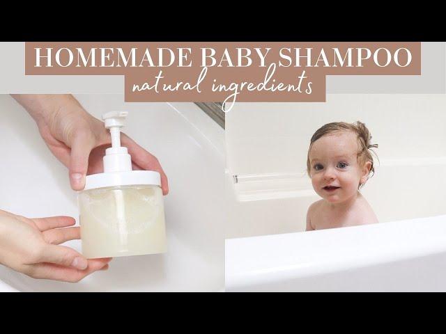 Homemade Baby Shampoo | DIY GENTLE BABY SHAMPOO AND BODY WASH