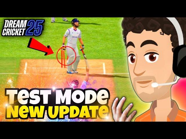 The Test Mode Update is Here in Dream Cricket 25 What's New?