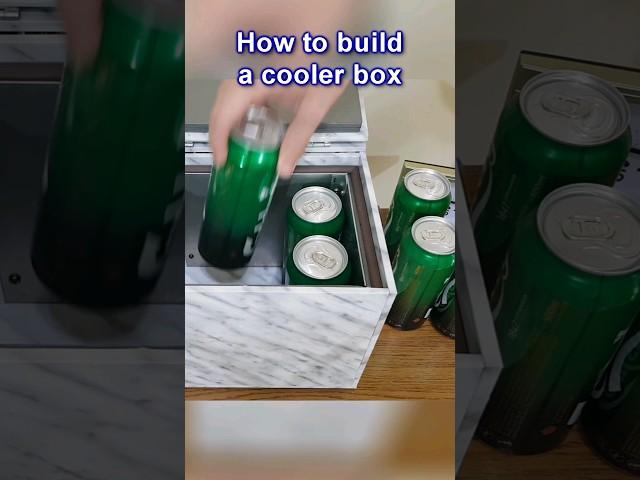 How to build a cooler box with Peltier modules #diy #peltier #homemade