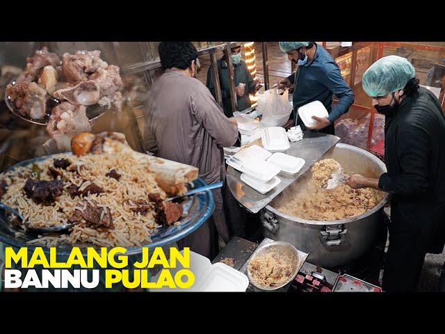 Meat Heaven | Malang Jan Bannu Pulao, Isb | Dumba Namkeen Gosht, Chapli Kabab | Street Food Pakistan