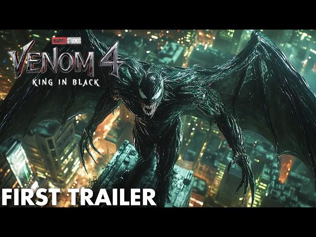 VENOM 4: KING IN BLACK (2025) FIRST TRAILER | Tom Hardy, Tom Holland (4k)