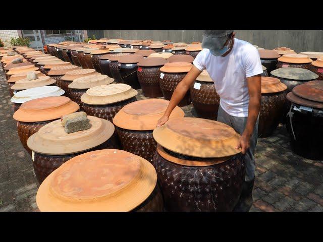 Traditional Soy Sauce (Black Soybean) Making - Taiwanese Soy Sauce Factory