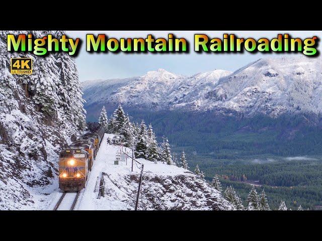 Mighty Mountain Railroading in the Oregon Cascades (4K) | Autumn 2024