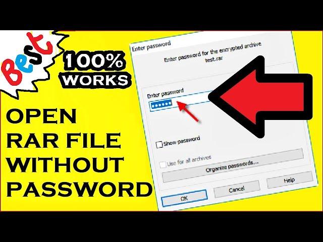 How to Open a RAR File without Password | With Demo | Educational Purpose