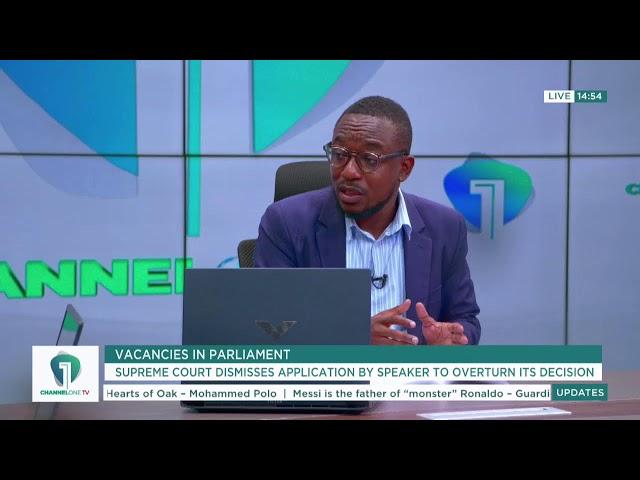 LIVE: Supreme Court Reviews Speaker Bagbin’s Application on Vacant Seats | Channel One TV Coverage