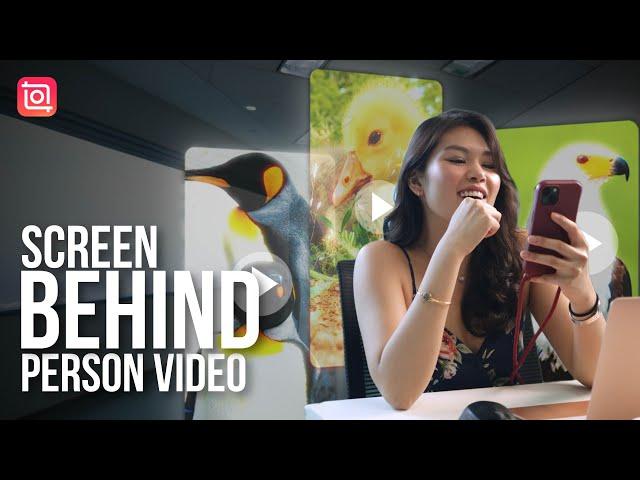 Instagram Trending Screen Behind Person Video Editing (InShot Tutorial)