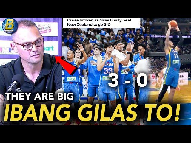 BASAG ang New Zealand Curse | IBANG KLASENG GILAS to - NZ Coach | 3-0