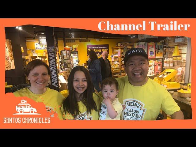 SANTOS CHRONICLES | Channel Trailer 2019 | Family Travel Vlog