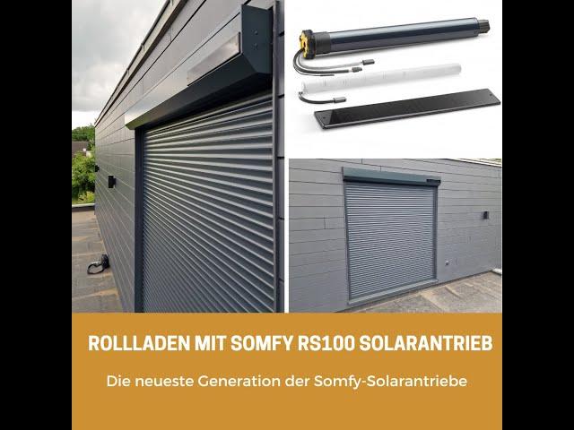 Rollladen mit Solarantrieb Somfy