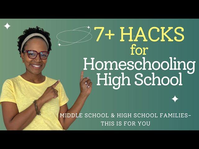 Middle & High School Hacks/Tips | 2024 | Homeschool