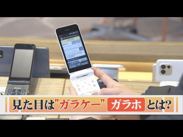 「ガラケー」×「スマホ」…４Ｇ対応の「ガラホ」が普及