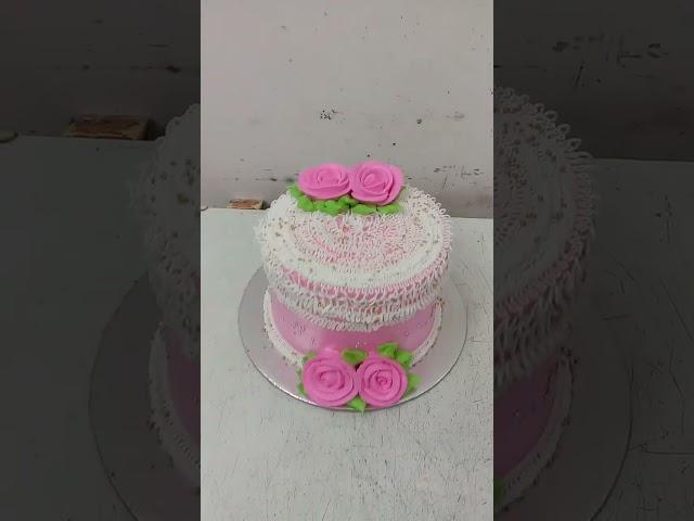 flower cake #cake #bikash #cakemaking #shorts Bikash love cake YouTube channel subscribe please