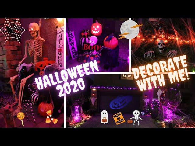 Halloween 2020 | Decorate With Me! | Spooky Outdoor Decor Ideas | Chez Tiffanie