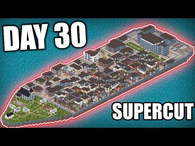 Can I Survive Being TRAPPED On A Massive Floating CITY | Project Zomboid Supercut