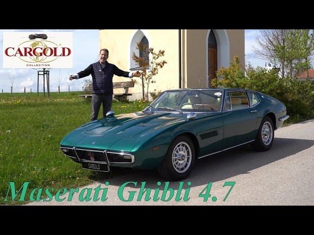 Maserati Ghibli 4.7, 1969, erst 84.750 km! Phantastischer Originalzustand aus Schweizer Vorbesitz!