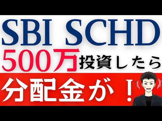 【SBI・SCHD】新NISAで５００万円を一括投資！配当金は？