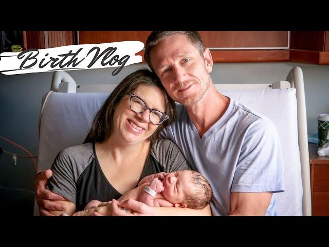 Labor & Delivery Birth Vlog // Positive Birth Story // Raw & Emotional