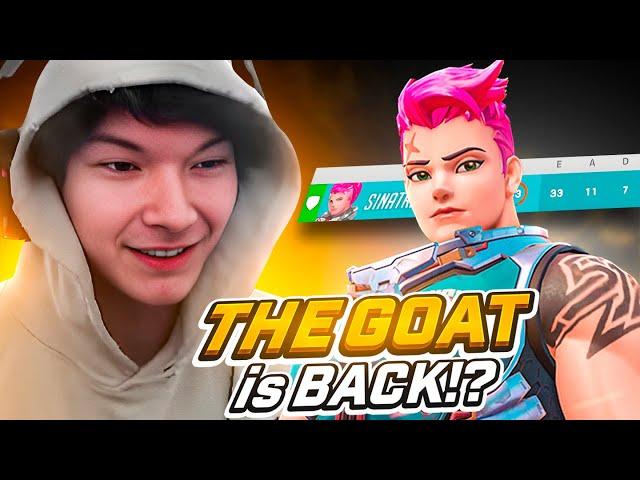 THE GOAT OF OVERWATCH IS BACK! (Zarya GAMEPLAY) | SEN Sinatraa