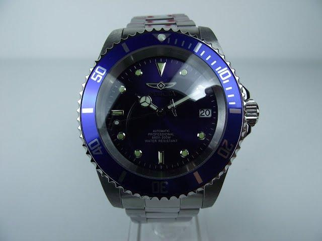 Invicta Pro Diver 9094OB Modified With Rafflestime Submariner Style Case Back 4K Watch Review