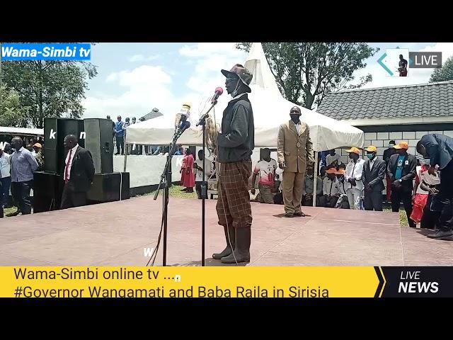 Wanyonyi Wa Kakai in Sirisia with Raila, Wangamati,Oparanya and Atwoli.