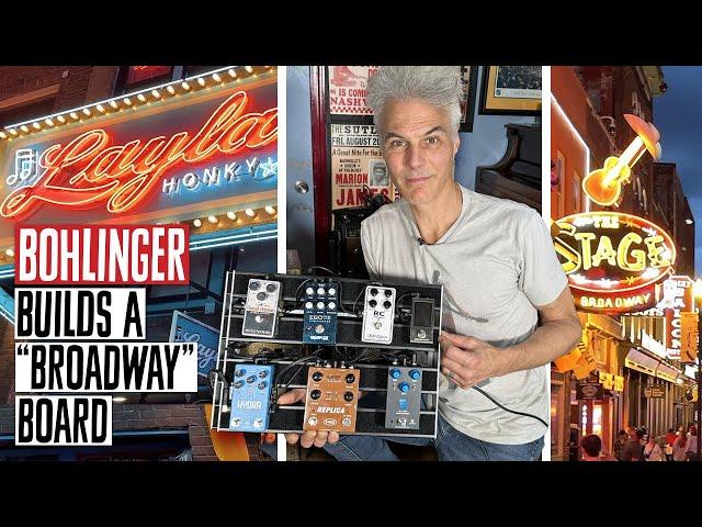 Bohlinger Builds Simple Pedalboard for Nashville and Demos it Downtown at Layla’s on Broadway