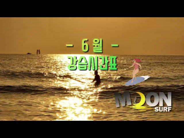 2023년 6월 강습시간표 #제주도여행 #제주도서핑 #애월서핑 #문서프 #제주도