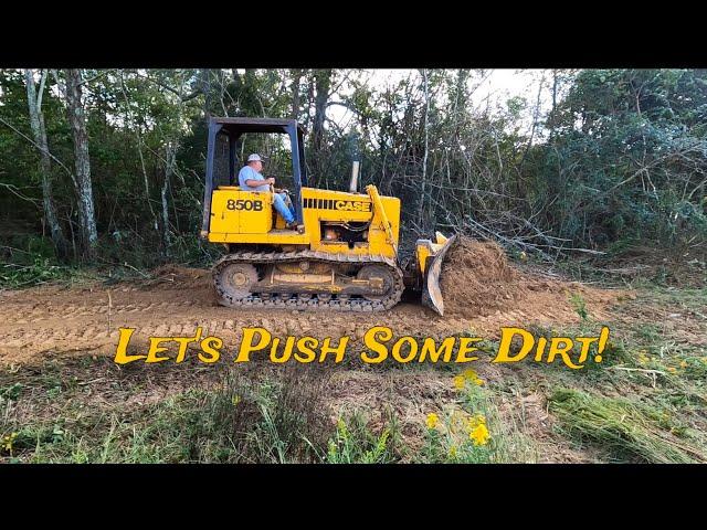 Pushing out Stumps, Leveling Ditches and Reclaiming some Land.