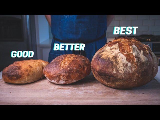 1 DOUGH 3 LOAVES | The Easiest (Actually Good) Bread You Can Make