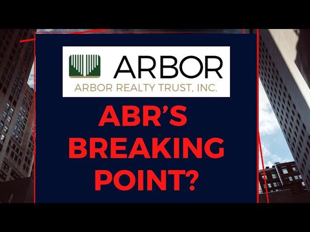 It's Make It Or Break It For Arbor Realty ABR Stock