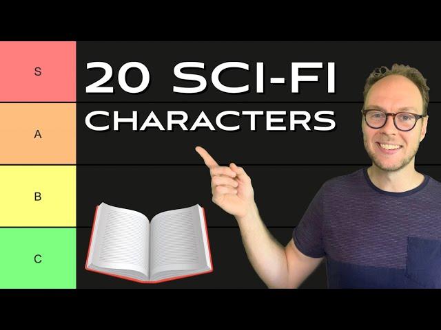 20 SCIENCE FICTION BOOK CHARACTERS | Sci-Fi Tier List