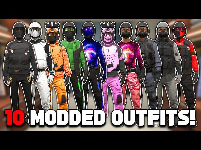 How To Get 10 GTA 5 Modded Outfits All In 1 Video!